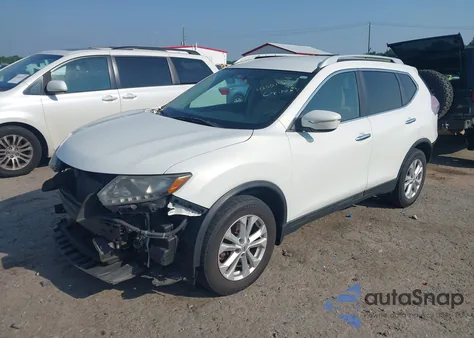 2014 Nissan Rogue Sv z USA, uszkodzony, nr VIN 5N1AT2MT0EC822973